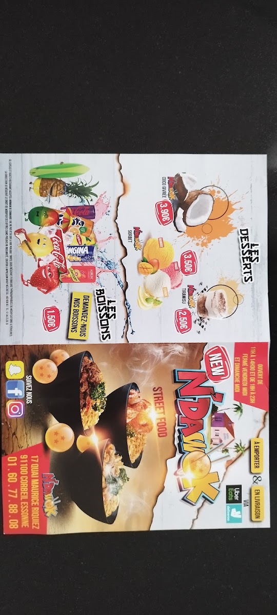 Le Kin Di Thai Corbeil Photo Menu 9