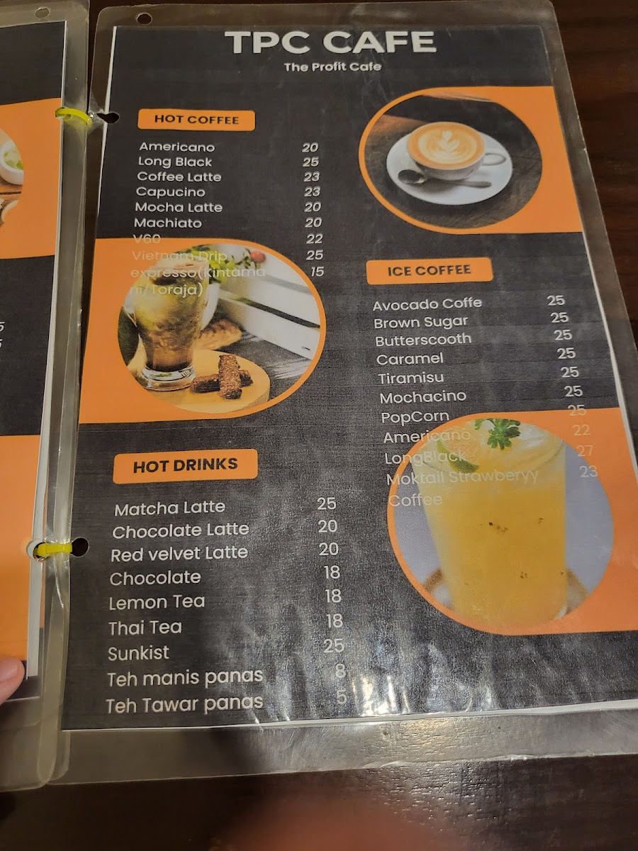 The Profit Cafe Photo Menu 1