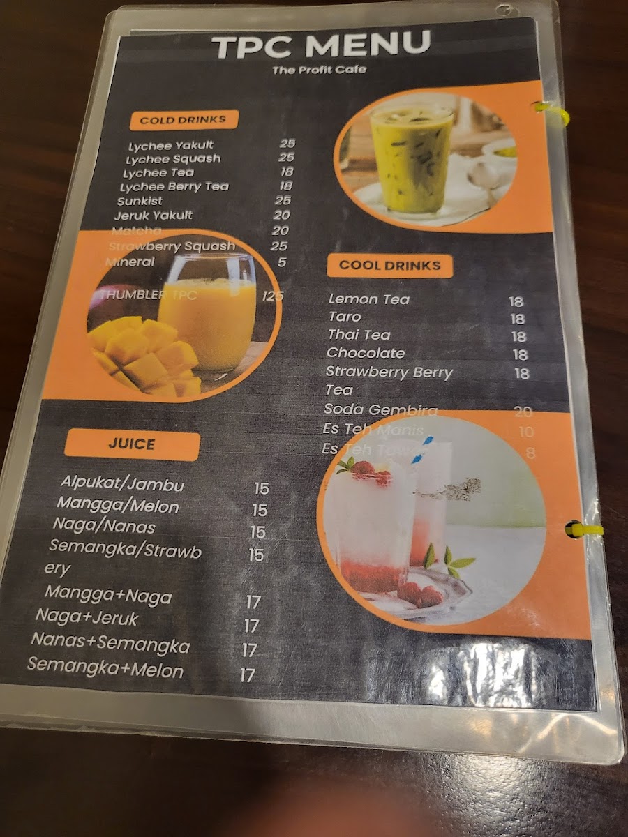 The Profit Cafe Photo Menu 6