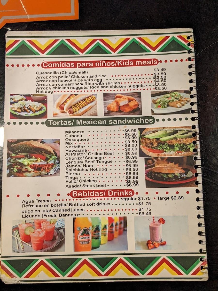 Taco Mix Photo Menu 1