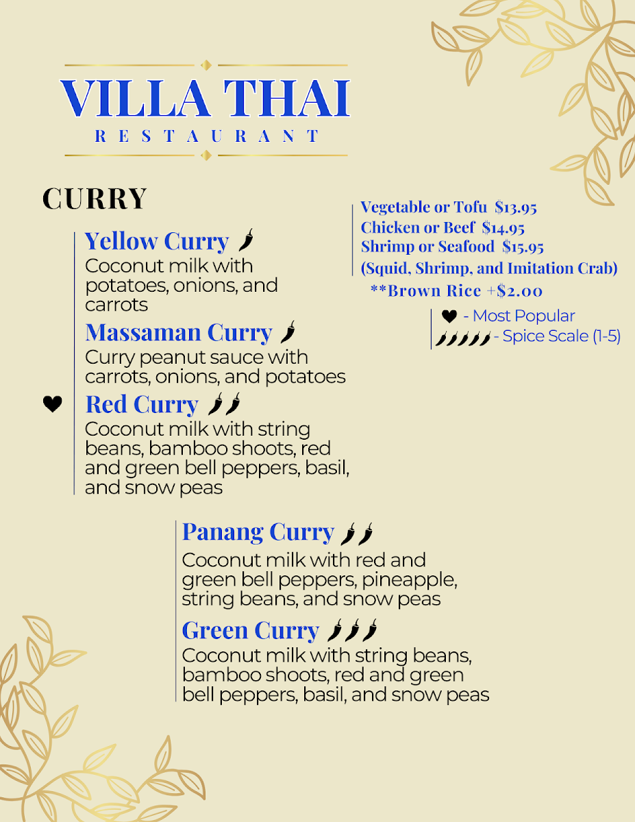 Villa Thai Photo Menu 6