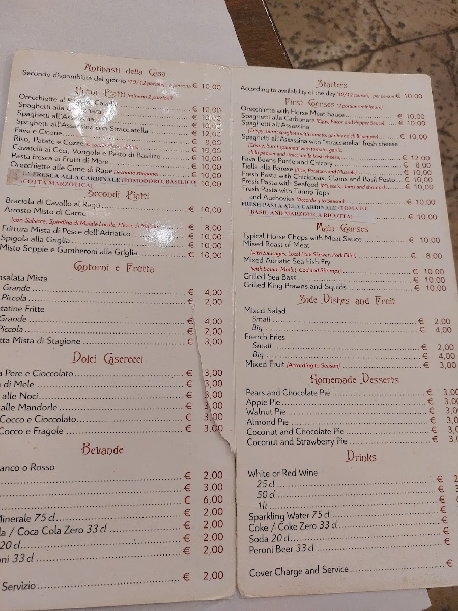 Osteria Travi Buco Photo Menu 4