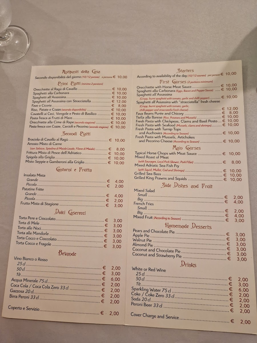 Osteria Travi Buco Photo Menu 7