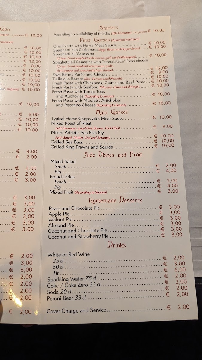 Osteria Travi Buco Photo Menu 9
