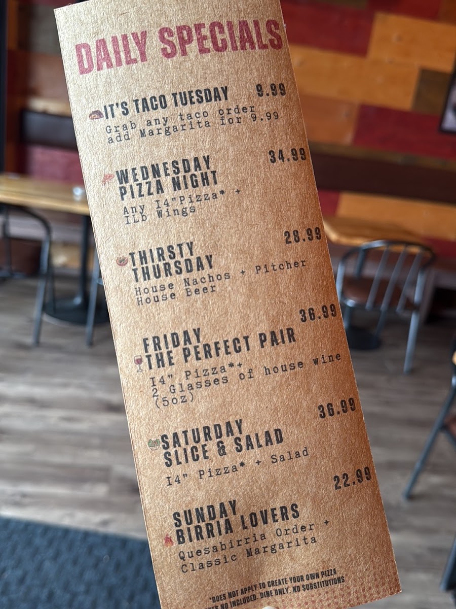 Bluffs Pizza Pub Photo Menu 10