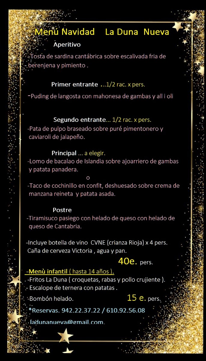 Arrocería Restaurante La Duna Nueva Photo Menu 1