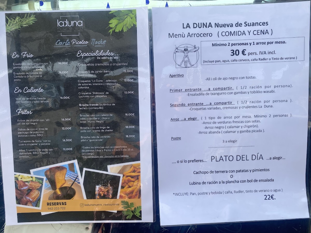 Arrocería Restaurante La Duna Nueva Photo Menu 3