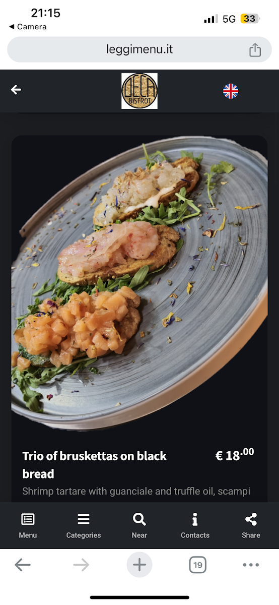 Deca bistrot Photo Menu 1
