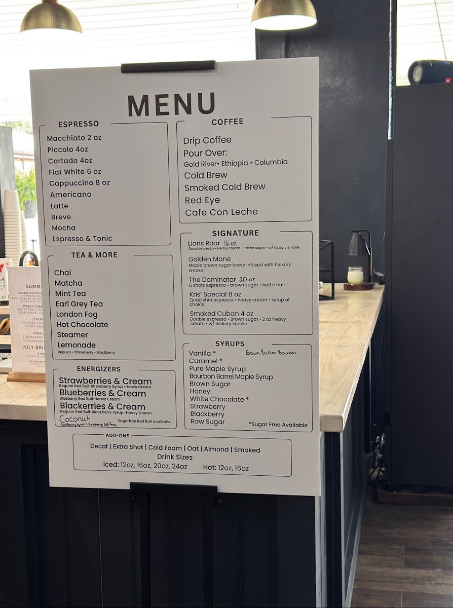 Collective Coffee Co. Photo Menu 2