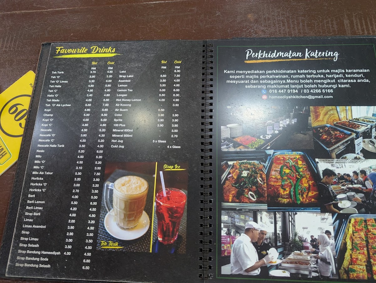 Hameediyah Bistro Ampang K.L Photo Menu 4
