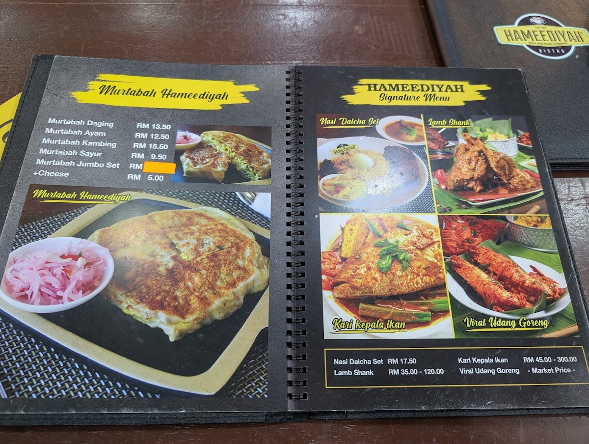 Hameediyah Bistro Ampang K.L Photo Menu 6