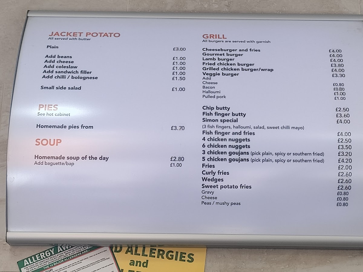 DJ's Fast Food Photo Menu 4
