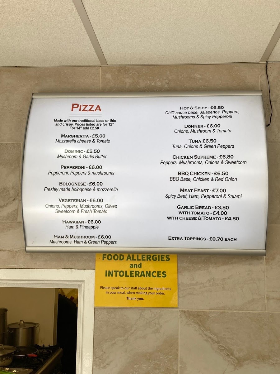 DJ's Fast Food Photo Menu 5