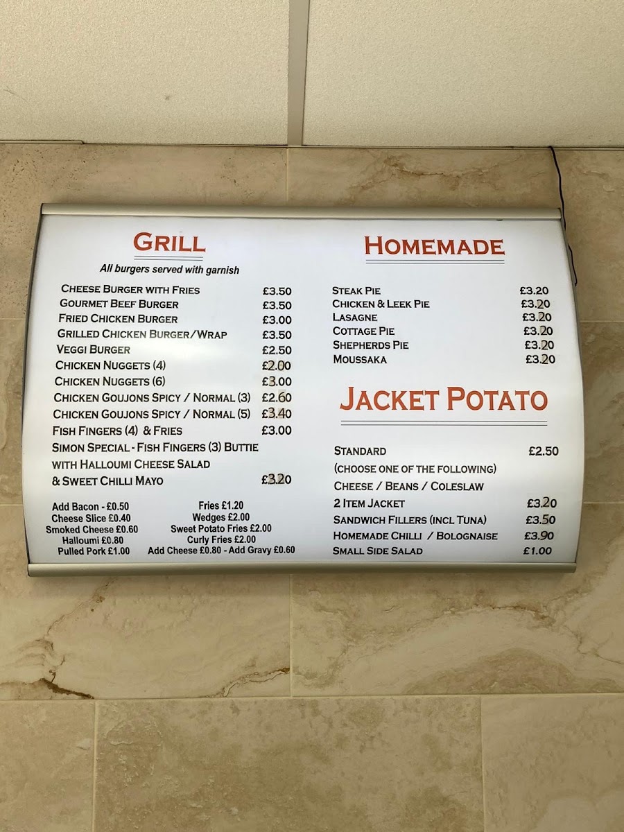 DJ's Fast Food Photo Menu 6