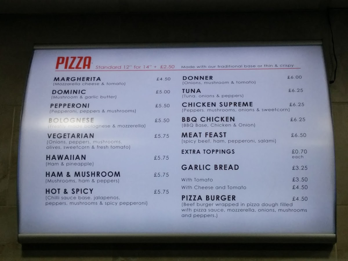 DJ's Fast Food Photo Menu 9