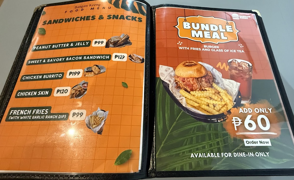 Bangaw Keeng Dumaguete Photo Menu 4