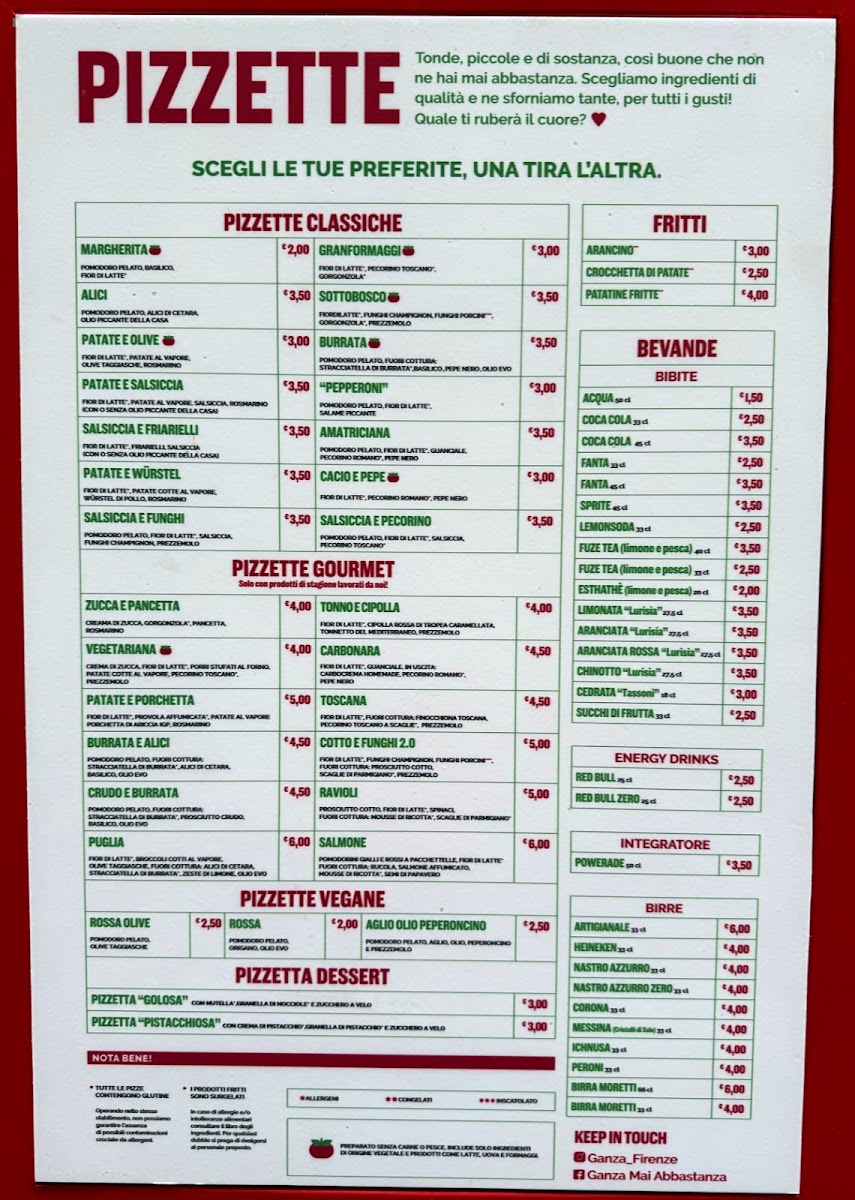 Pizzeria al taglio Ganza - Mai Abbastanza Photo Menu 5