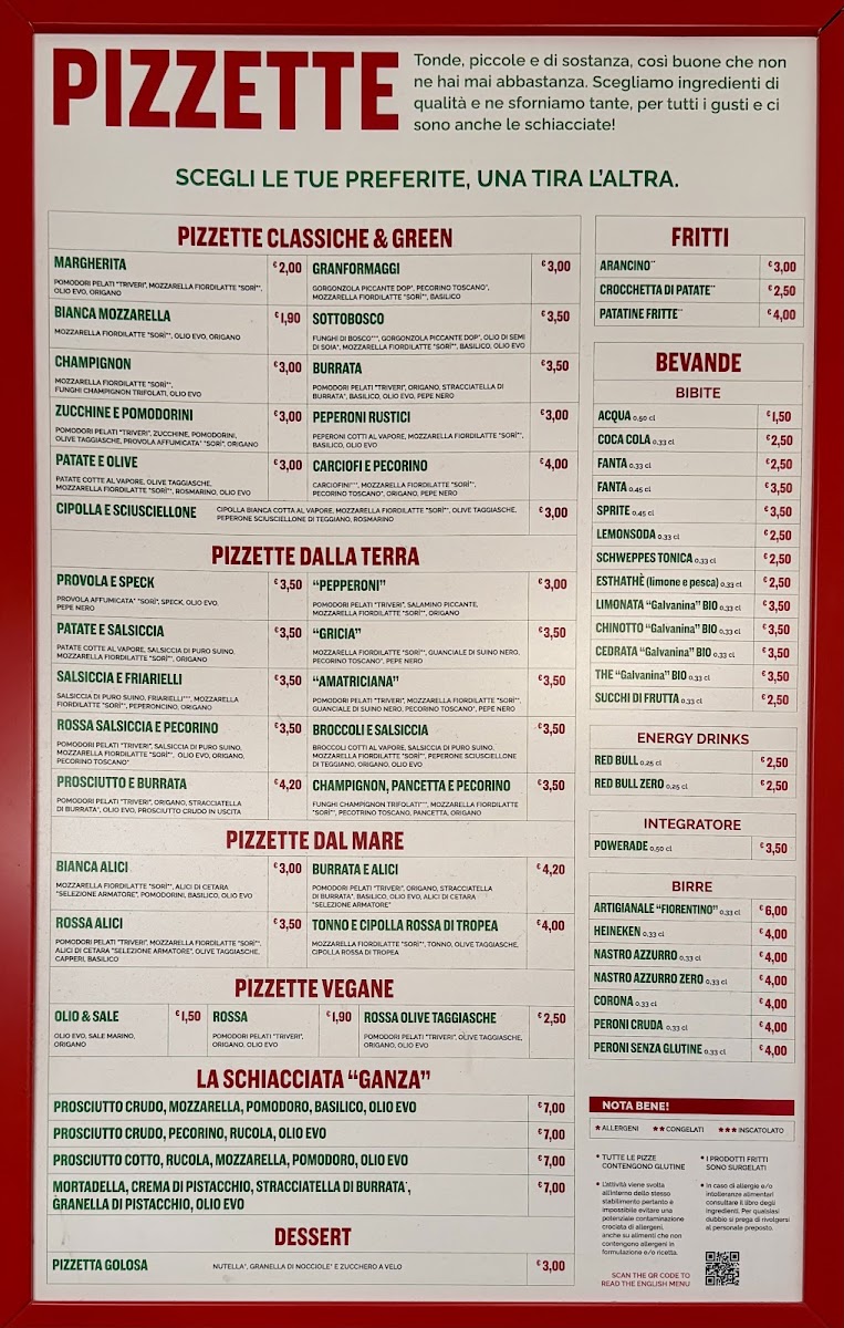 Pizzeria al taglio Ganza - Mai Abbastanza Photo Menu 9