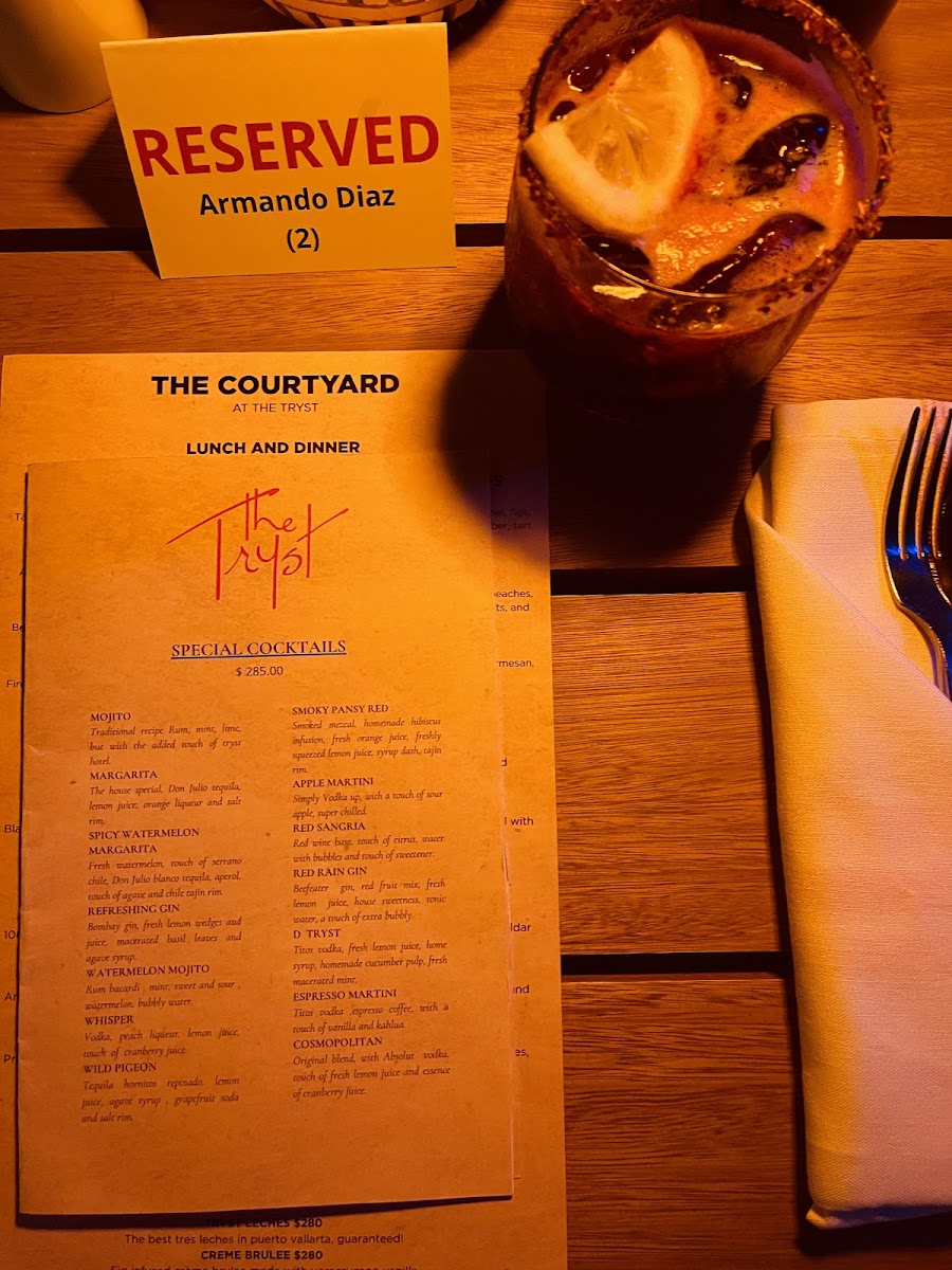 The Courtyard at The Tryst Photo Menu 4