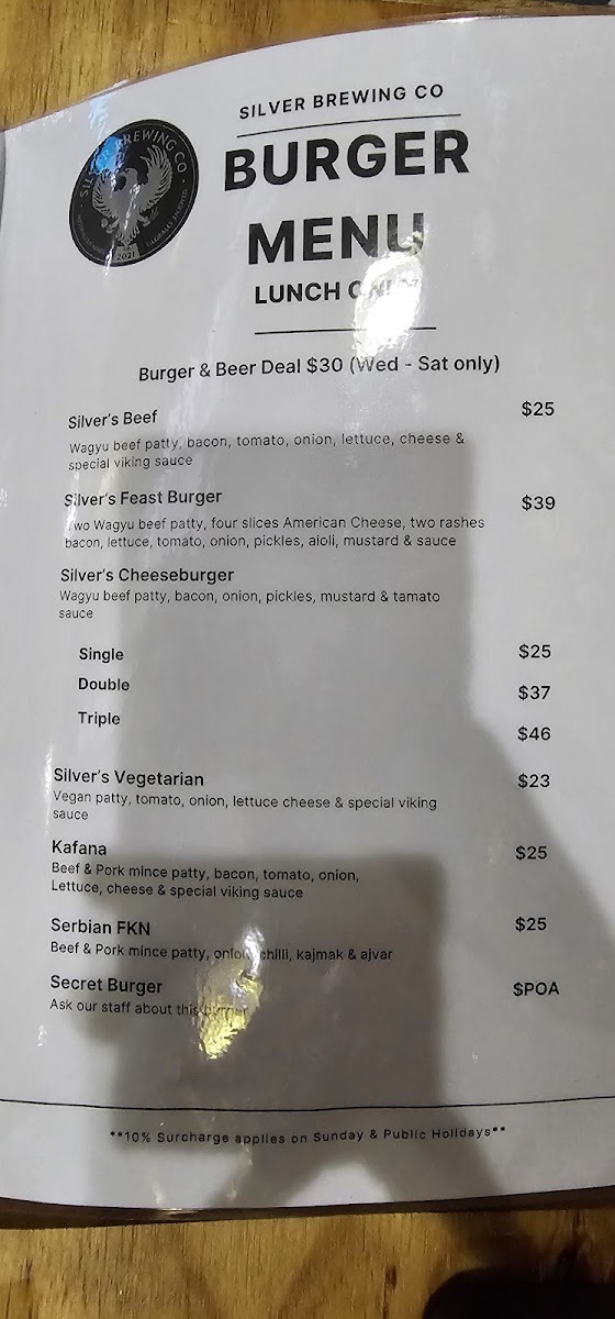 Silver Brewing Co Photo Menu 10