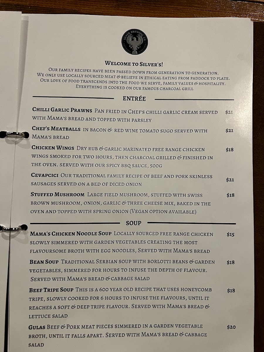 Silver Brewing Co Photo Menu 4