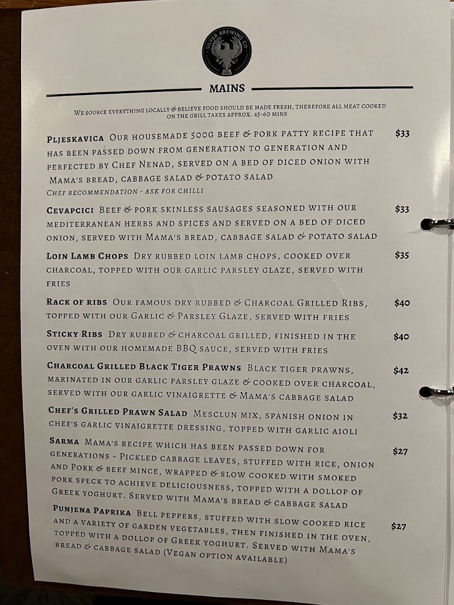 Silver Brewing Co Photo Menu 5