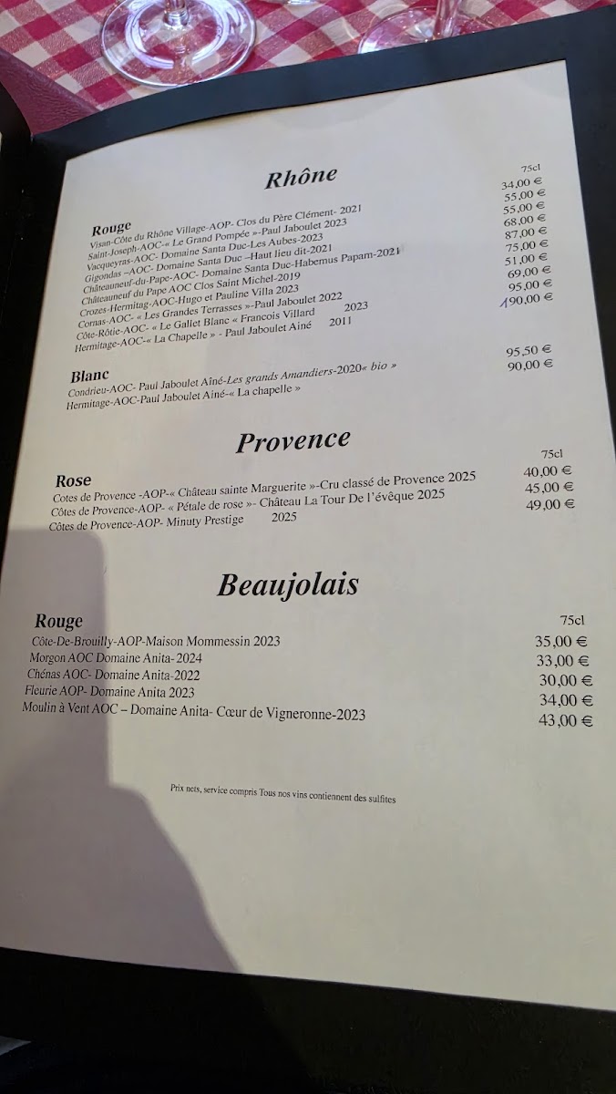 L’Auberge Aveyronnaise Photo Menu 4