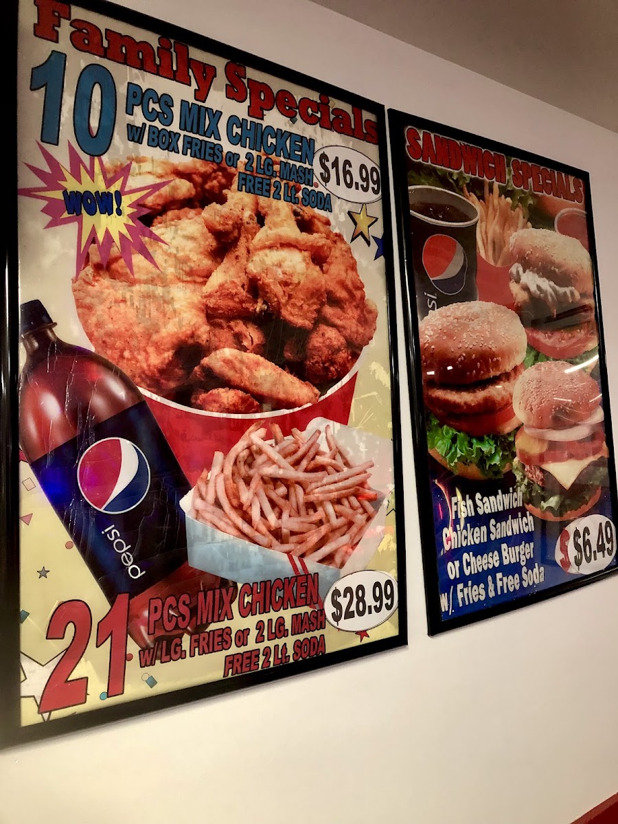 Crown Fried Chicken Fayetteville Photo Menu 3
