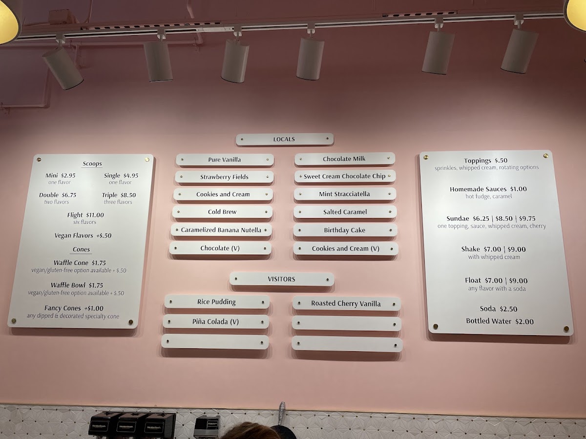 Wandering Cone Creamery Photo Menu 5