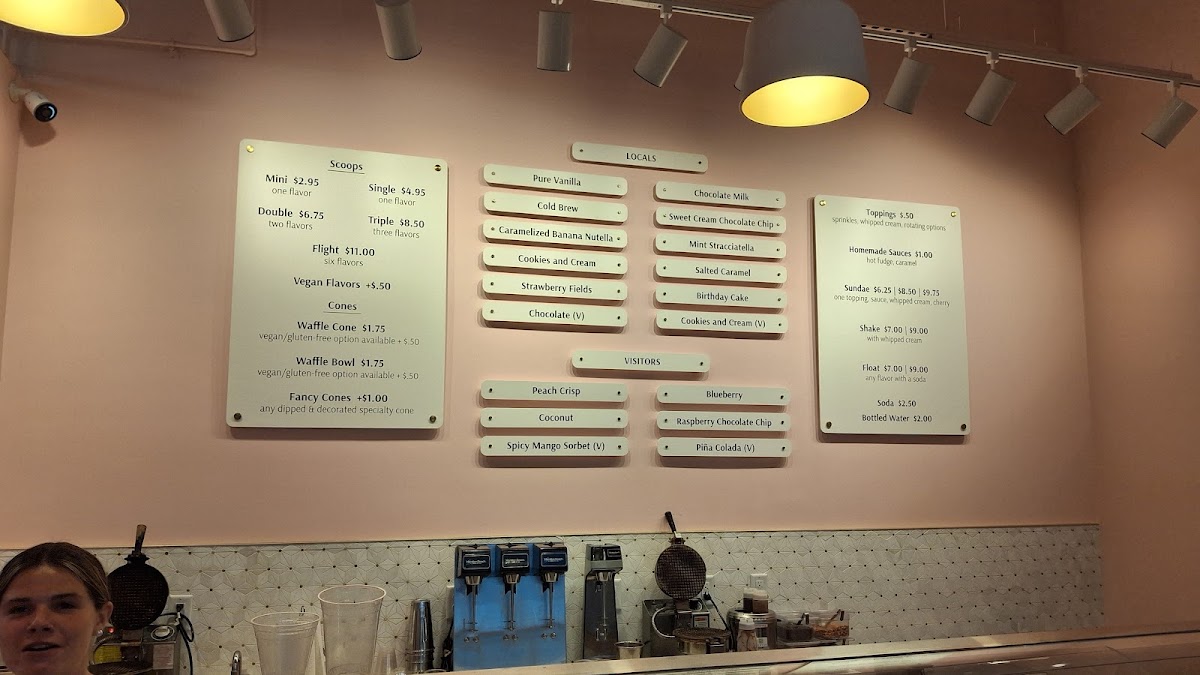 Wandering Cone Creamery Photo Menu 6