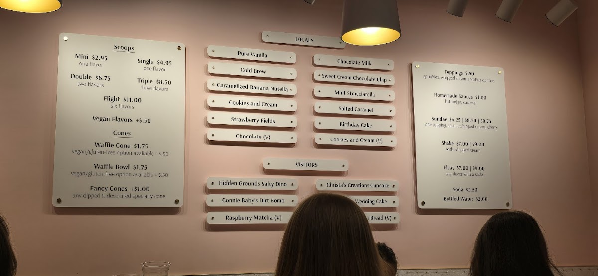 Wandering Cone Creamery Photo Menu 8