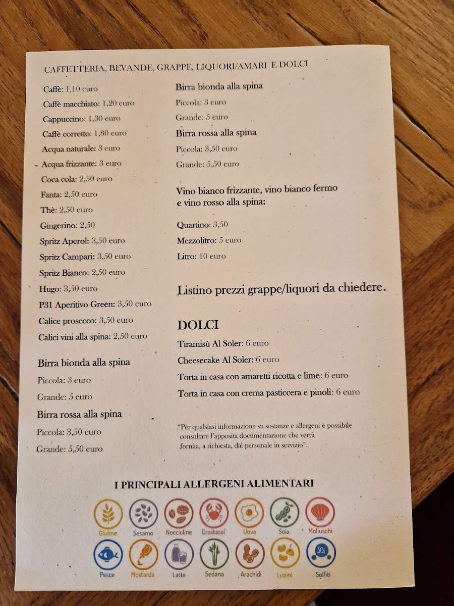 Ristorante Al Soler Photo Menu 1