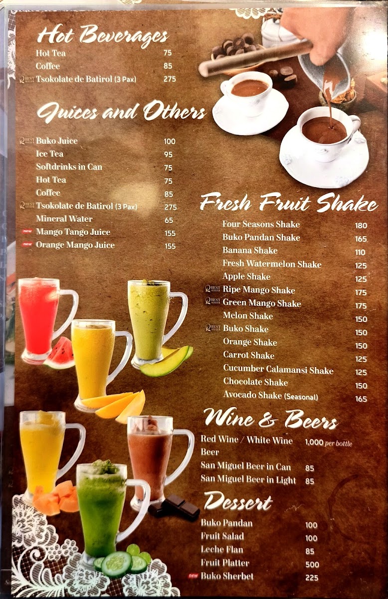 Rustica Tarlac City Photo Menu 3