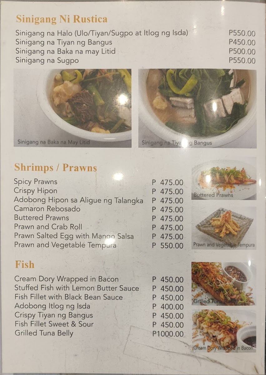 Rustica Tarlac City Photo Menu 6