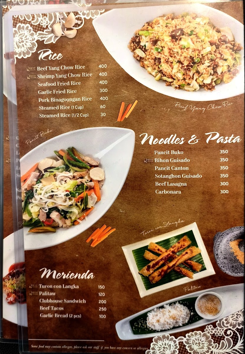 Rustica Tarlac City Photo Menu 8