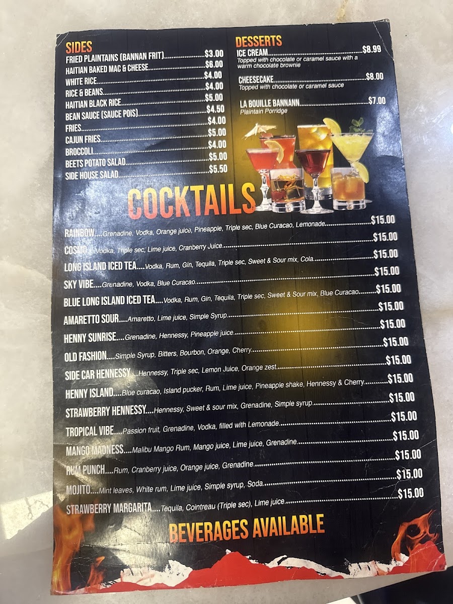 Grace Restaurant Photo Menu 1