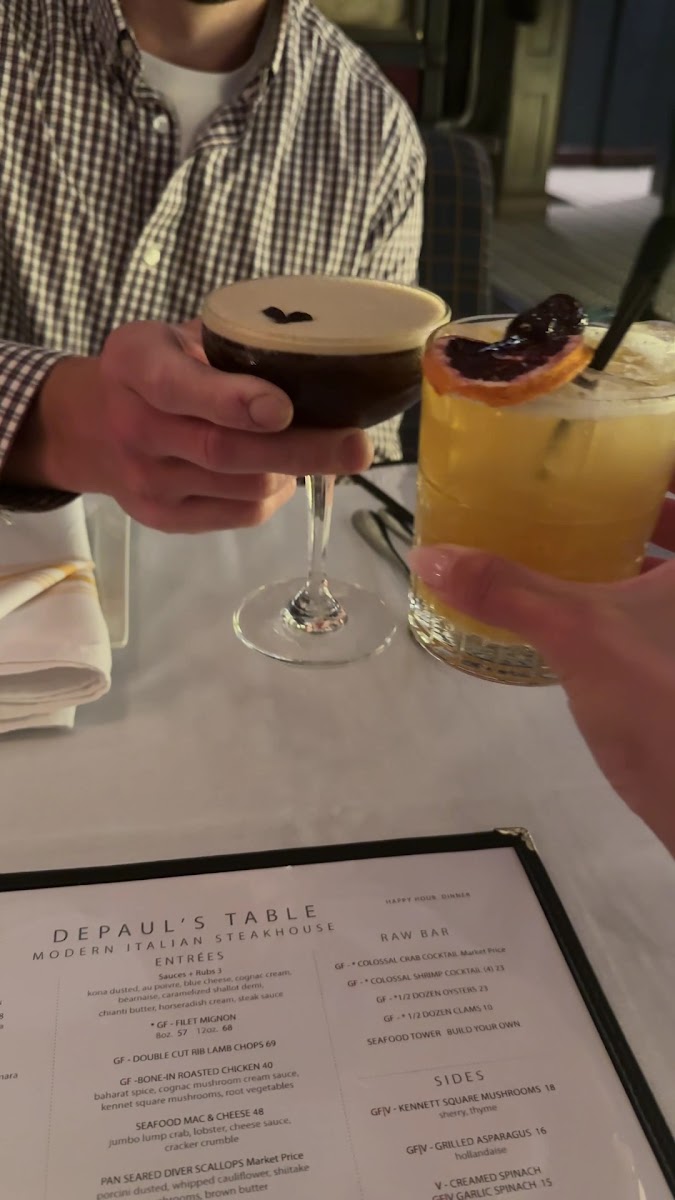DePaul's Table Steakhouse Photo Menu 5