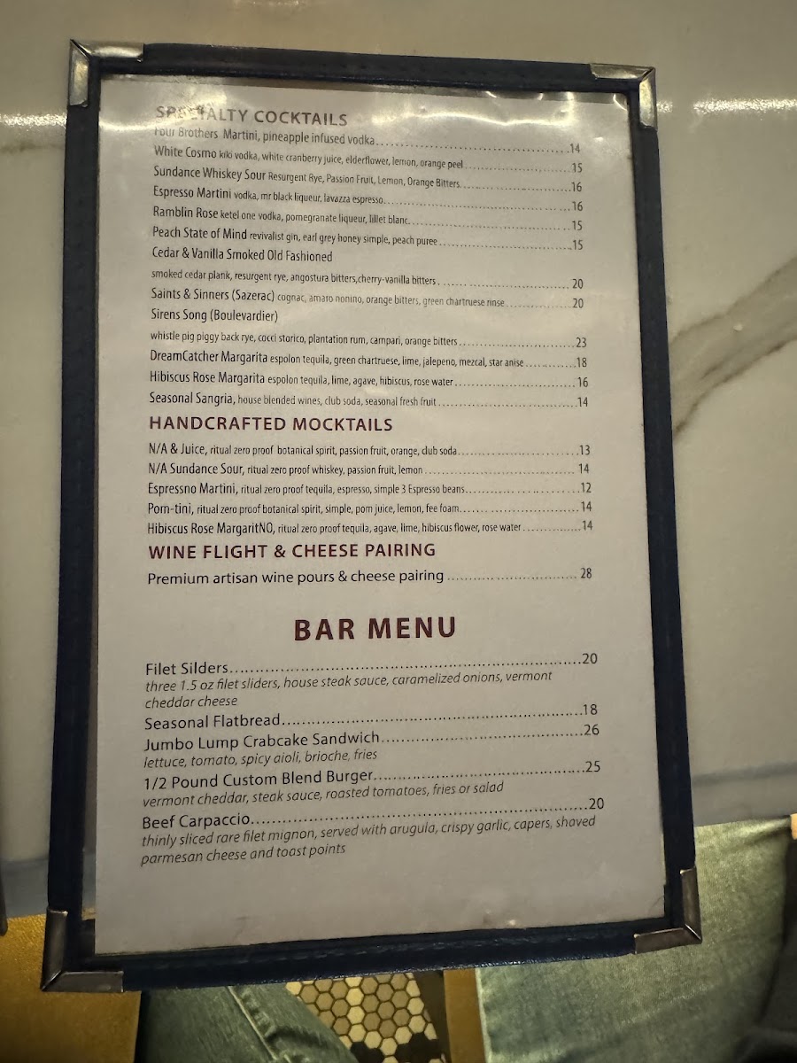 DePaul's Table Steakhouse Photo Menu 7