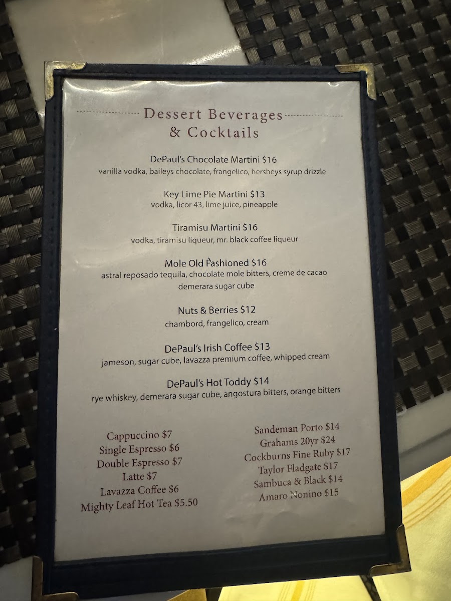 DePaul's Table Steakhouse Photo Menu 8