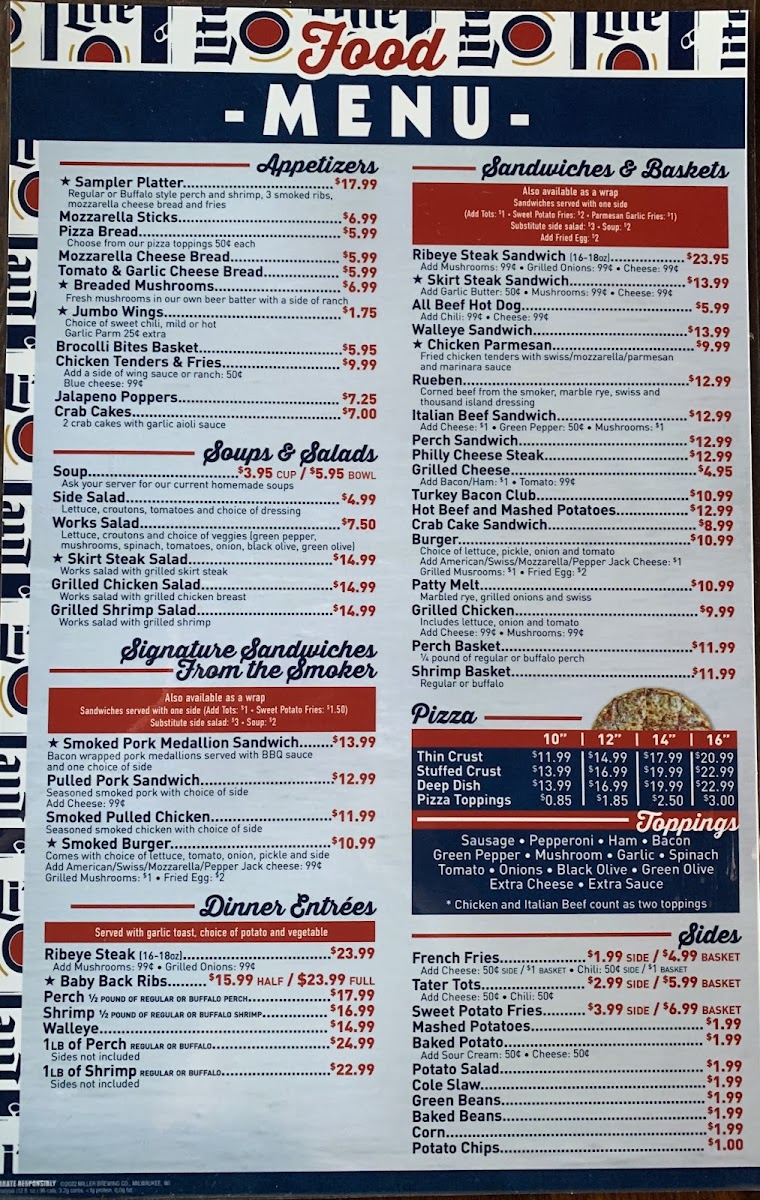 Danny O's Bar & Grill Photo Menu 1