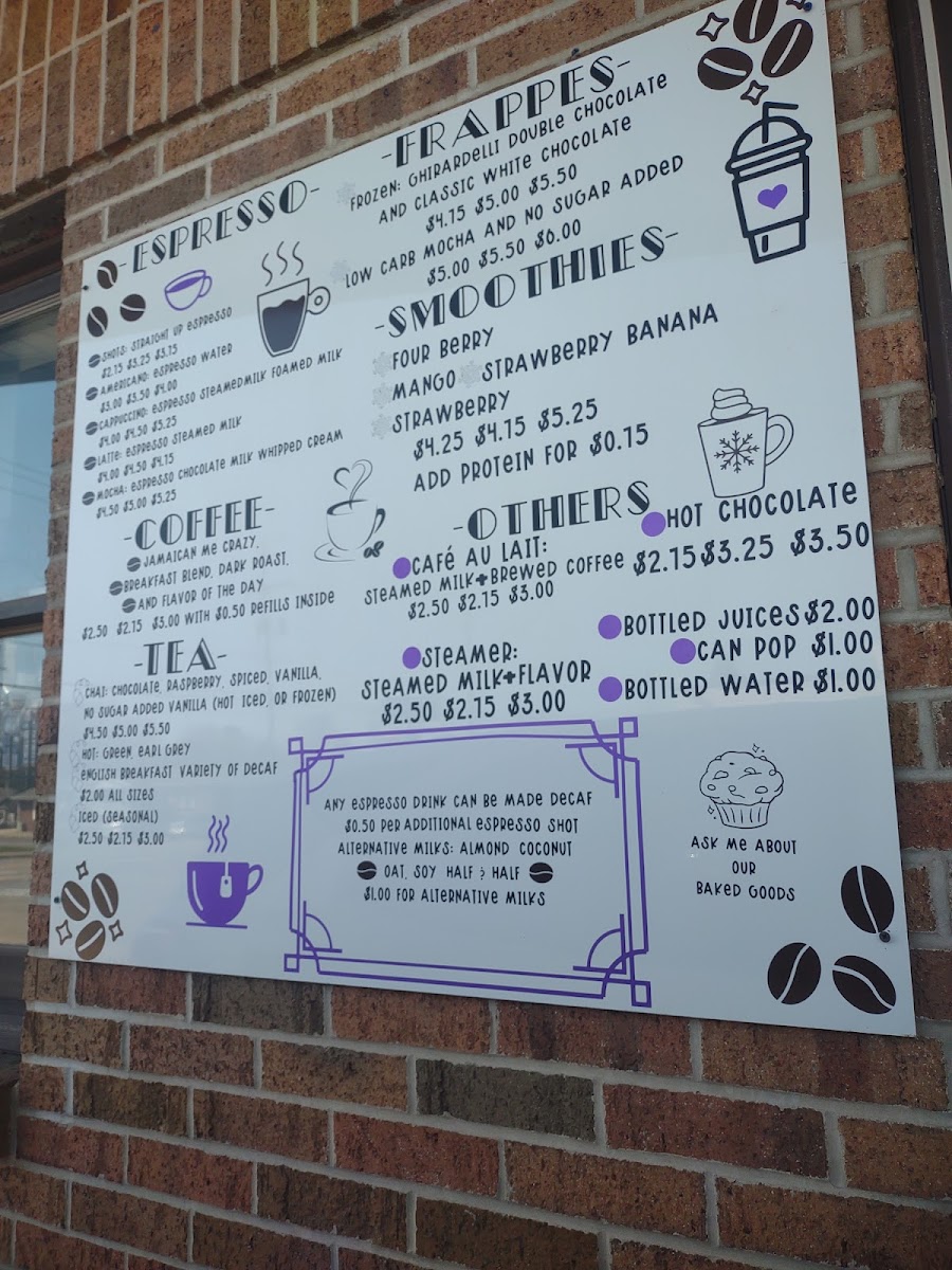 The Coffee Grounds Shoppe Photo Menu 1