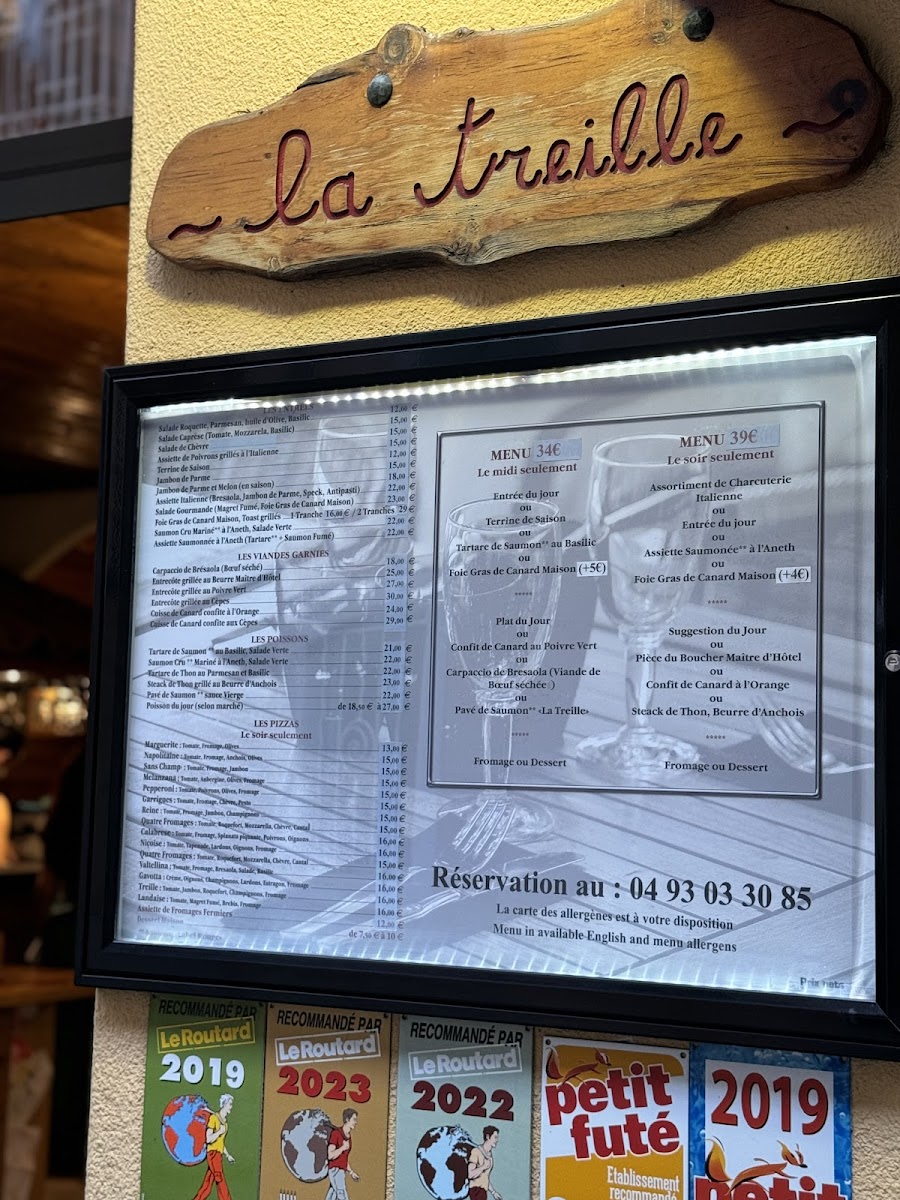 Restaurant La Treille Photo Menu 3