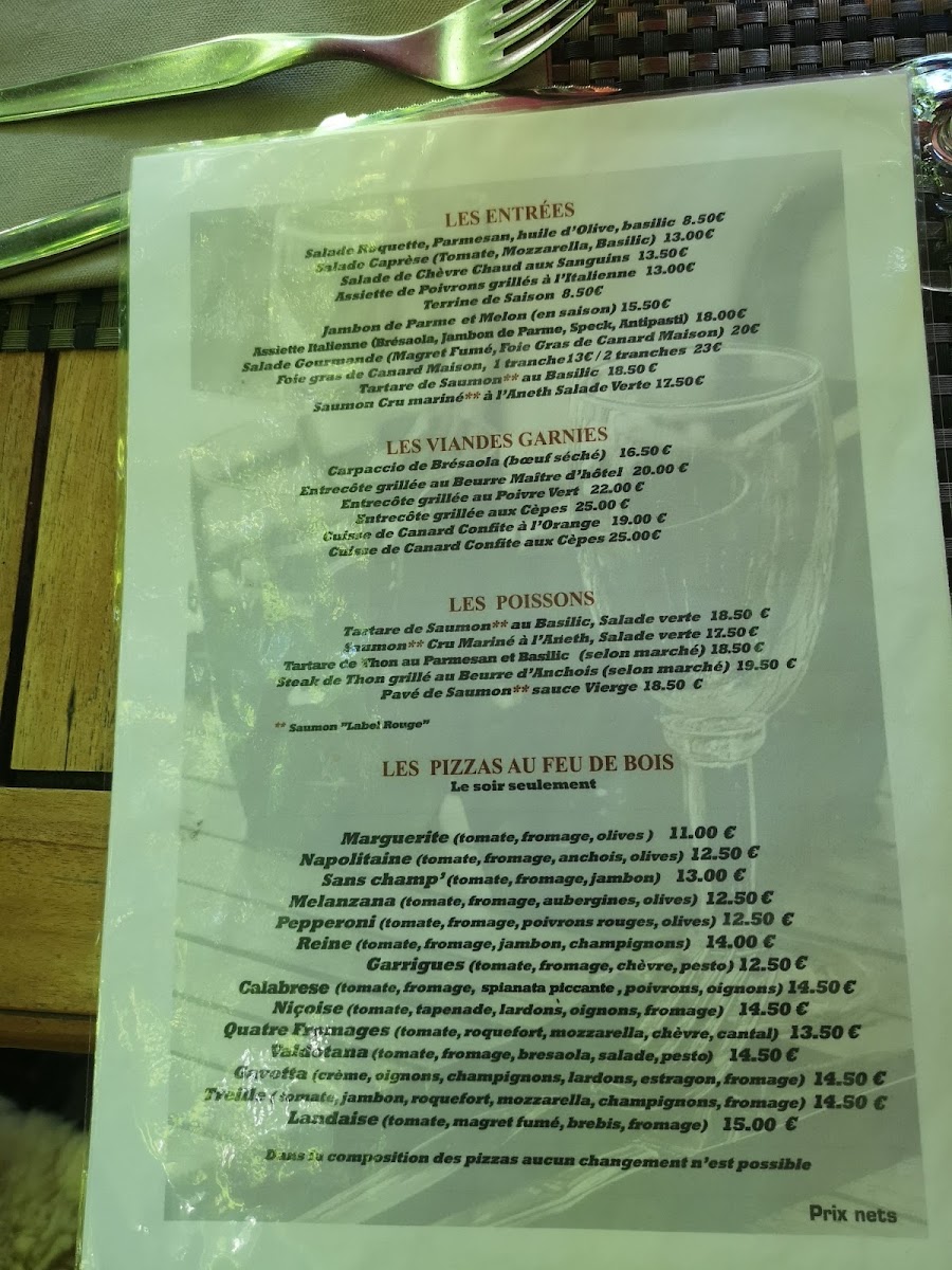 Restaurant La Treille Photo Menu 4