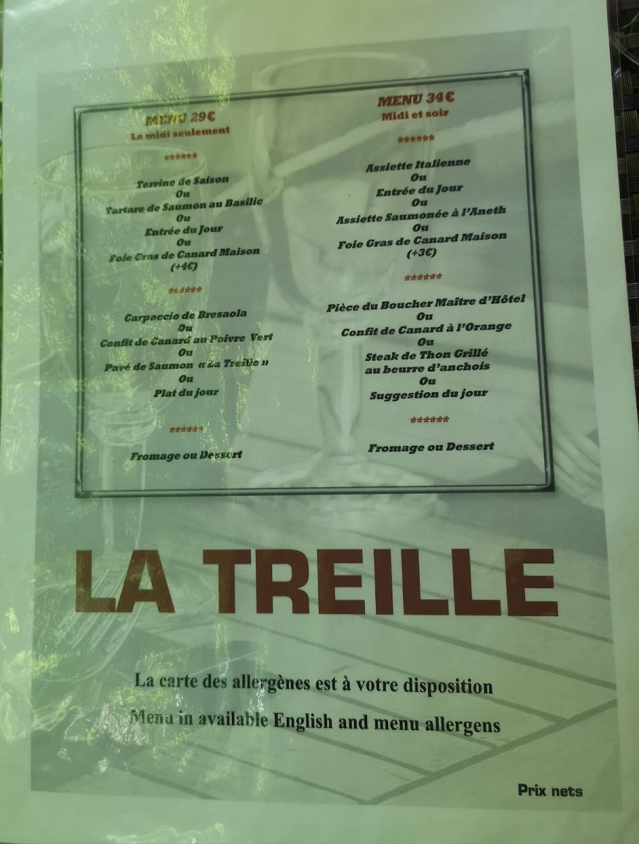 Restaurant La Treille Photo Menu 5