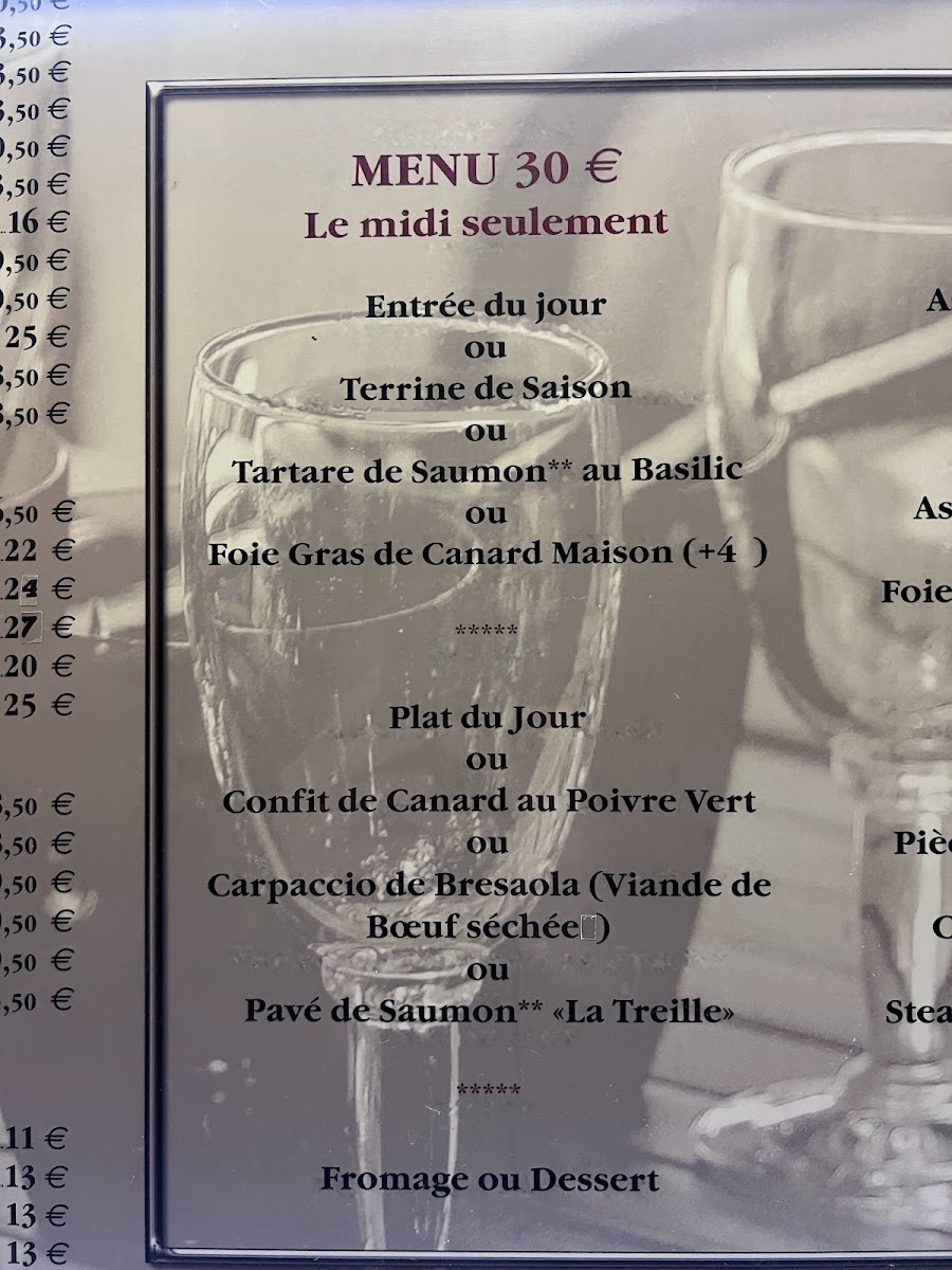 Restaurant La Treille Photo Menu 7