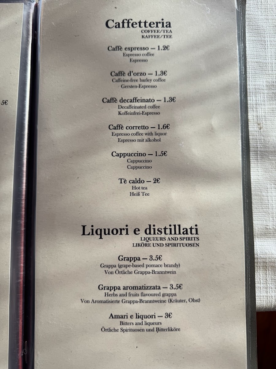 Trattoria Ristoro Fos De Marai Photo Menu 8