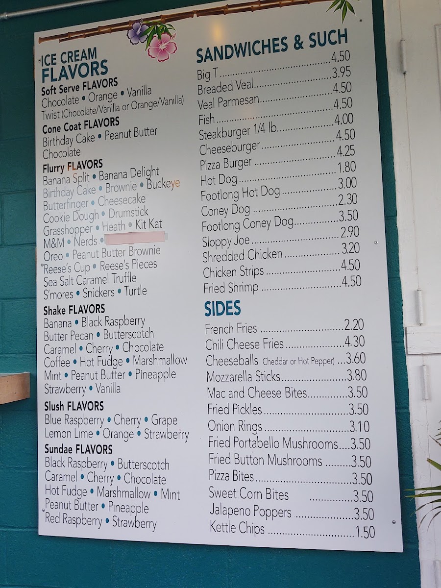 Jolly Dipper Photo Menu 5