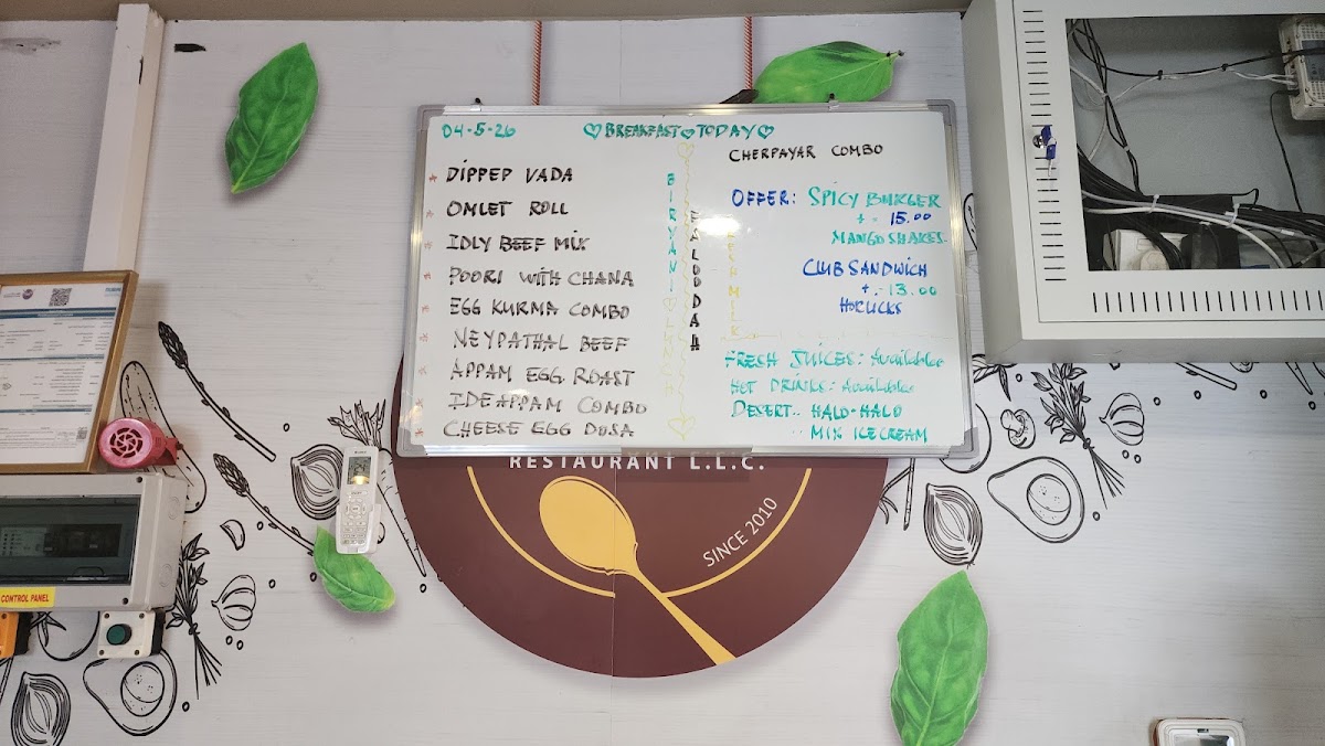 Golden Fingers Restaurant Photo Menu 1