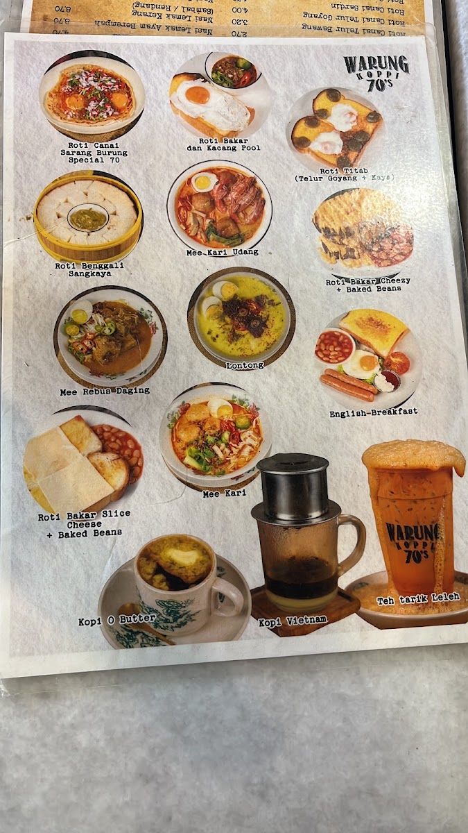 Warung Koppi 70's Bangi Photo Menu 9