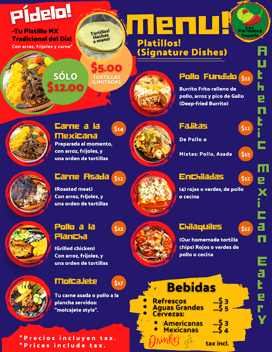 Taquería Los Parientes LLC Photo Menu 4